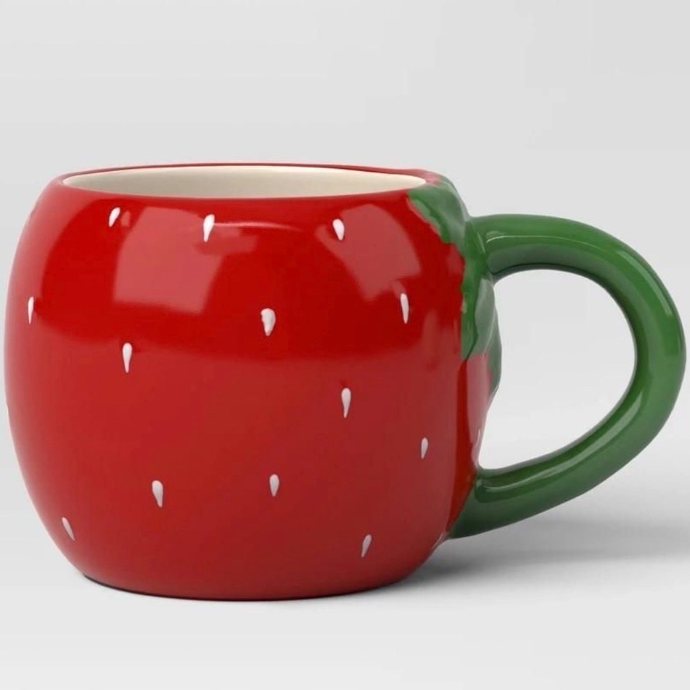 Stoneware Figural Strawberry Mug - Target